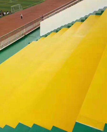 北仑球场台阶翻新修补改造